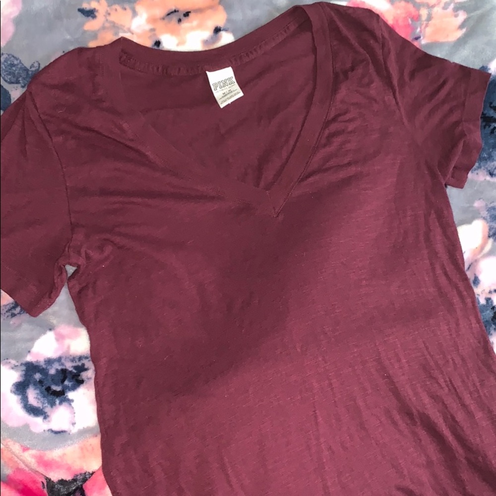Burgundy Pink T- Shirt